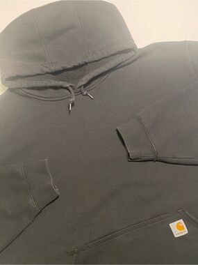 Carhartt Midweight Hoodie Men 2XL TALL LOOSE FIT Pullover Sweatshirt